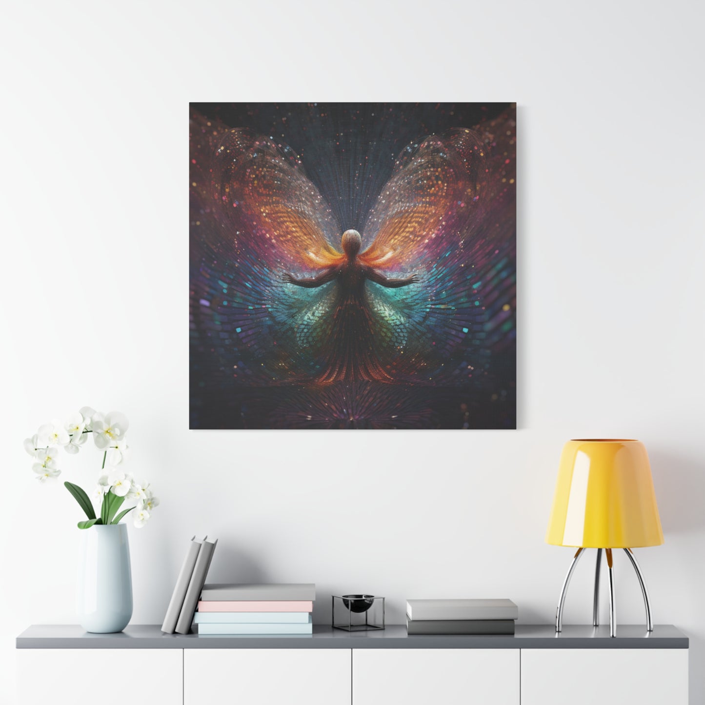 The Cosmic Unveiling Canvas Print