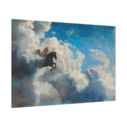 Riders of the Sky Canvas Print