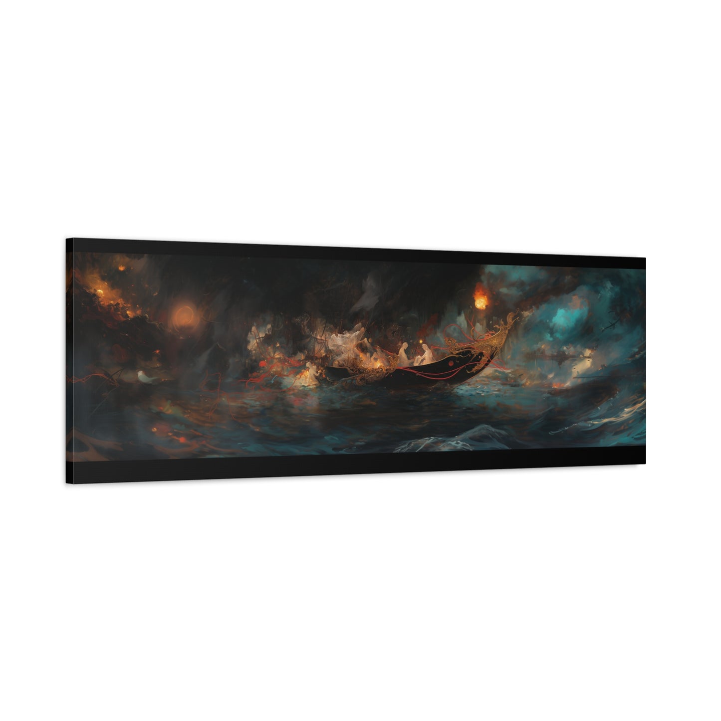 Echoes of Eldritch Seas Canvas Print