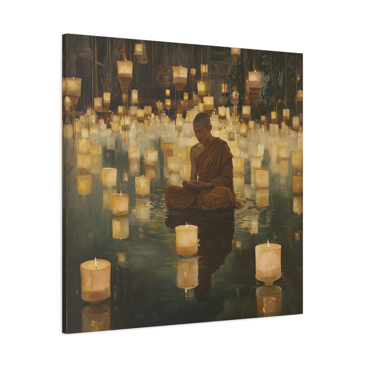 Quiet Candles Commune Canvas Print