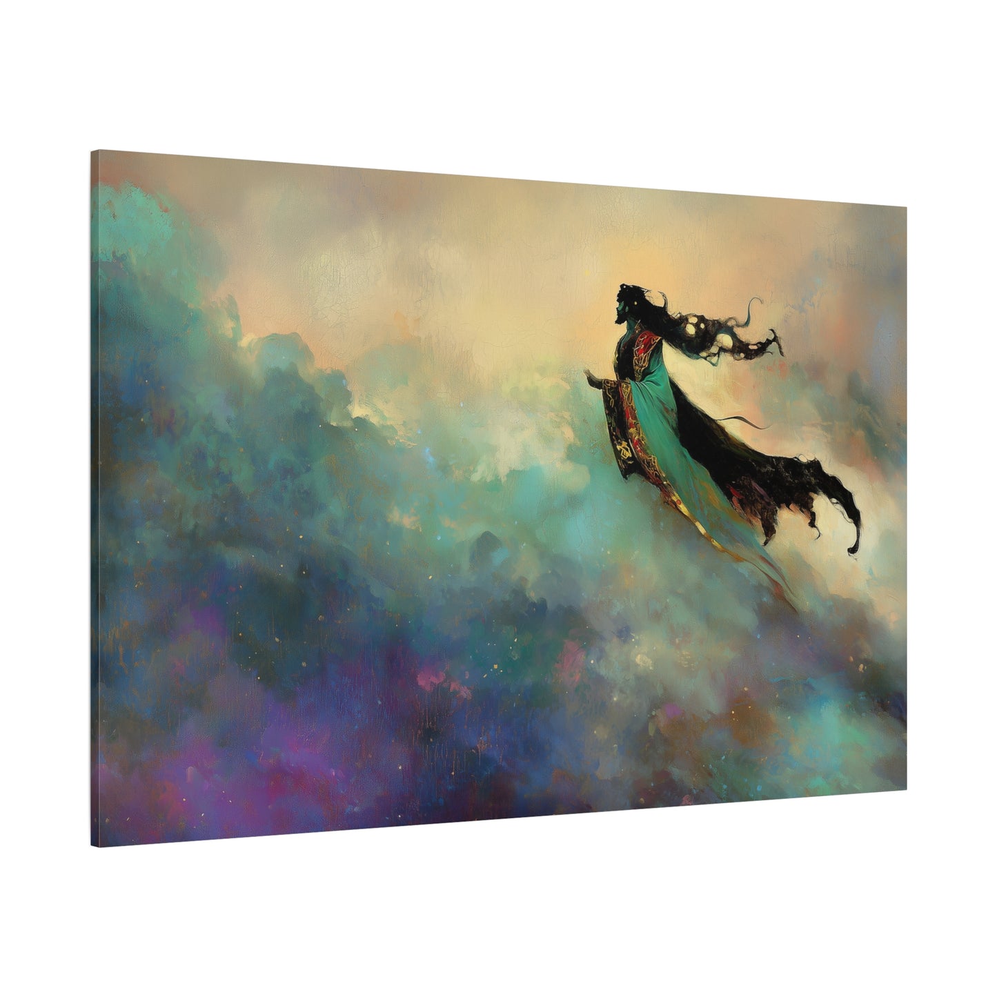 Whispering Eldritch Veil Canvas Print