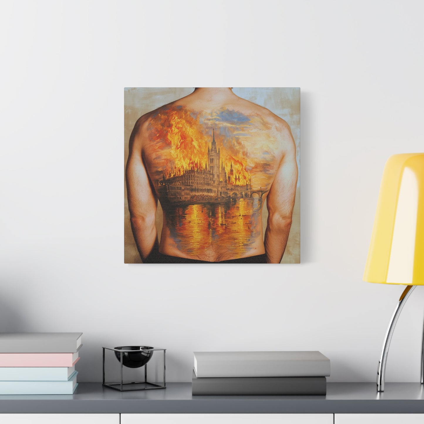 The Burning Dream Canvas Print