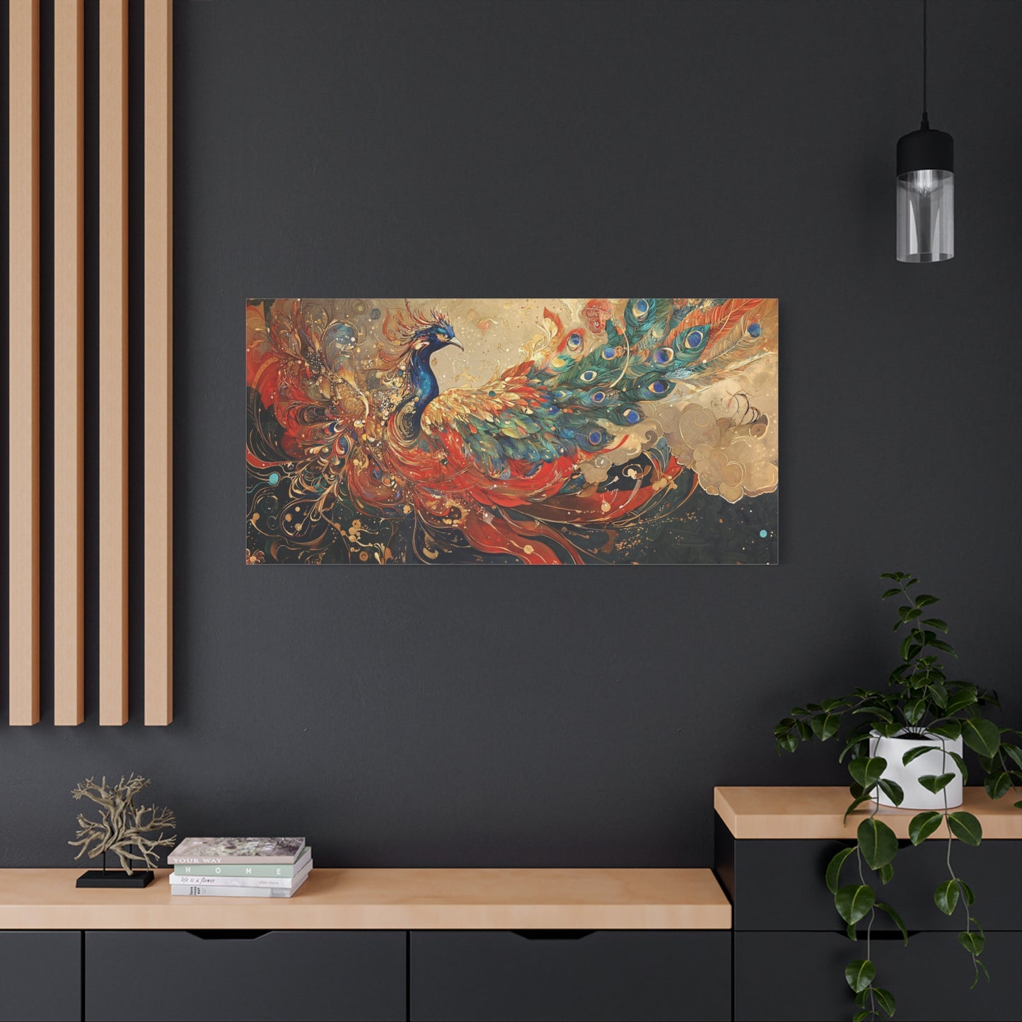 Flight of Fire Canvas Print