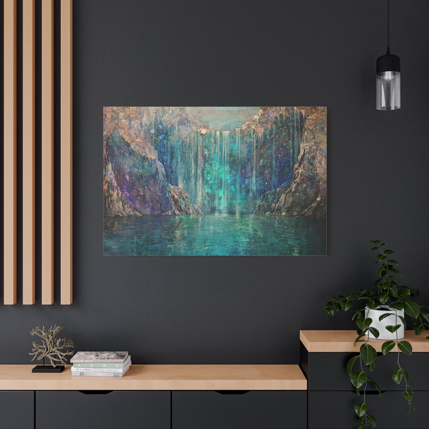 Falling Silence Canvas Print