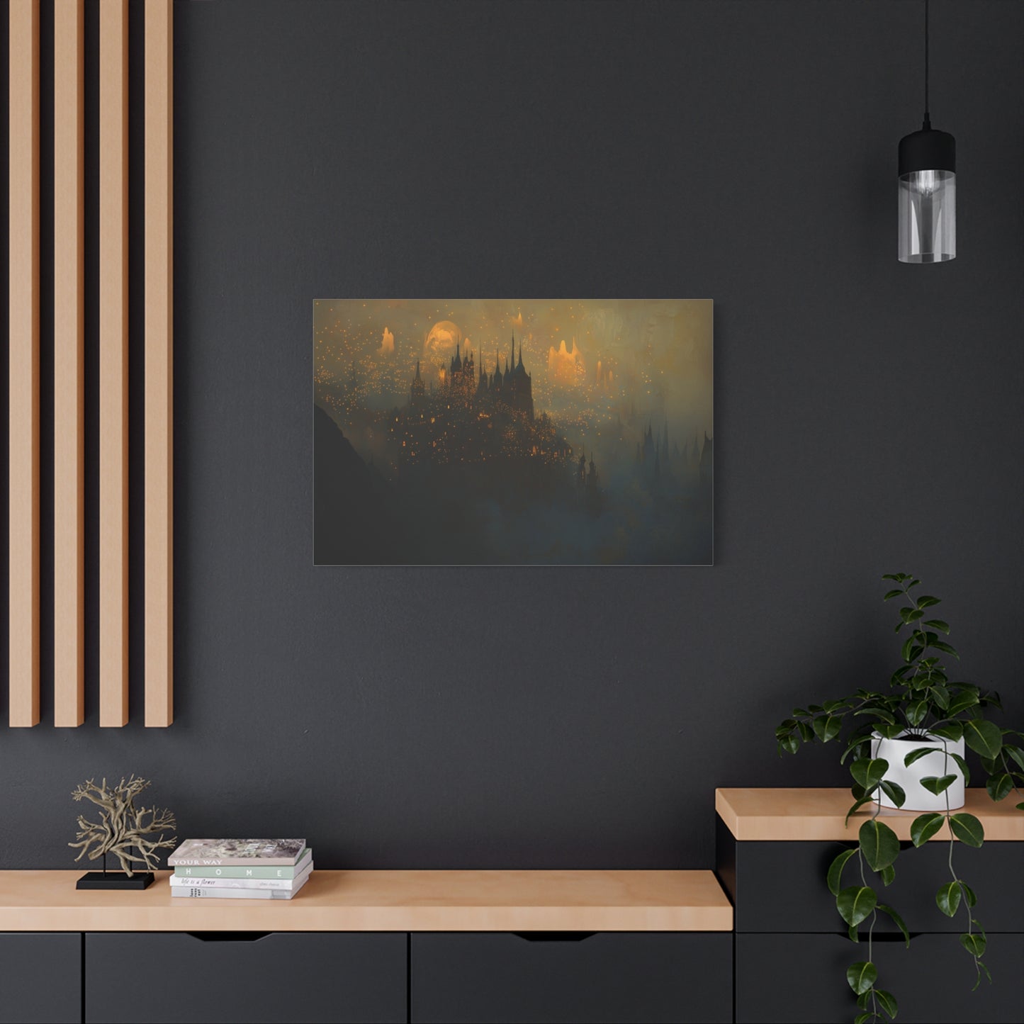 The Night Awakes Canvas Print