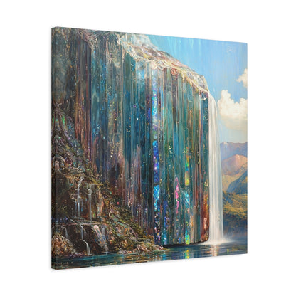 Abyssal Cascade Canvas Print