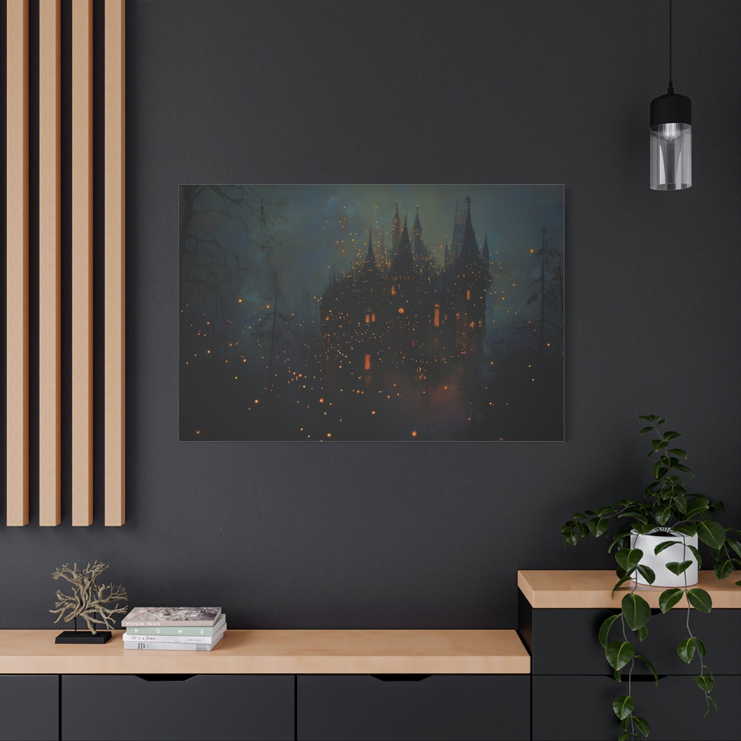 Towers of Twilight Canvas Print