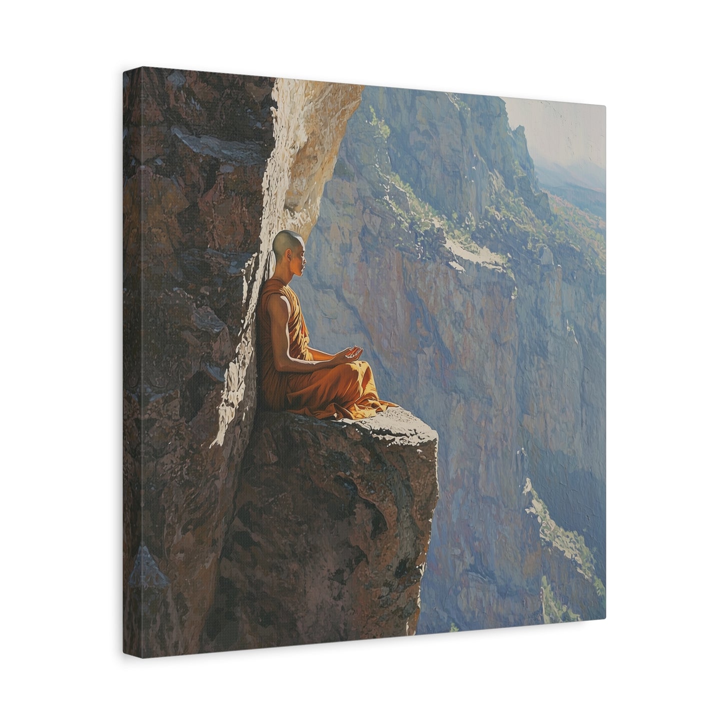 Balance of the Cliff Canvas Print