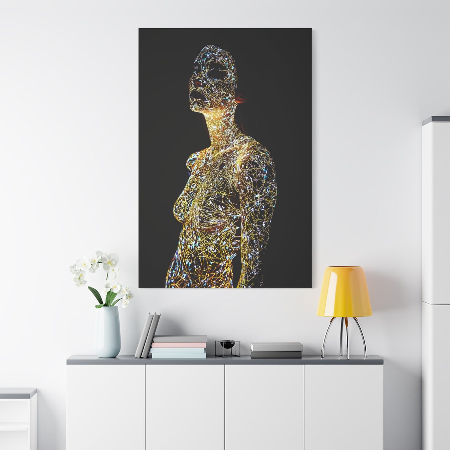 Radiant Pulse Canvas Print