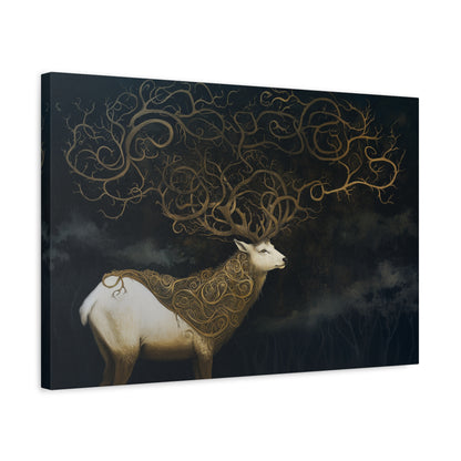 Antlers Speak Canvas Print