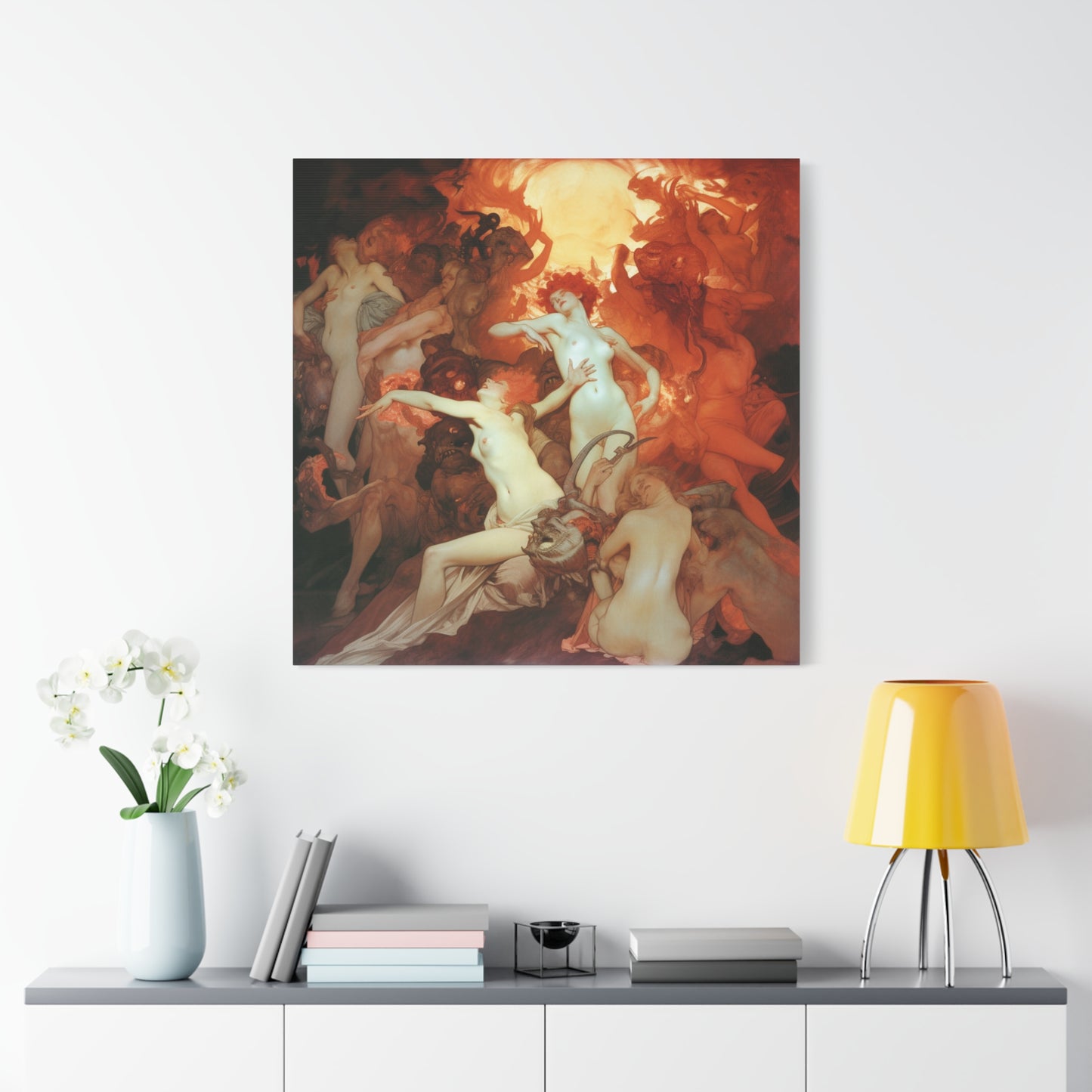 Dance of Shadows Canvas Print