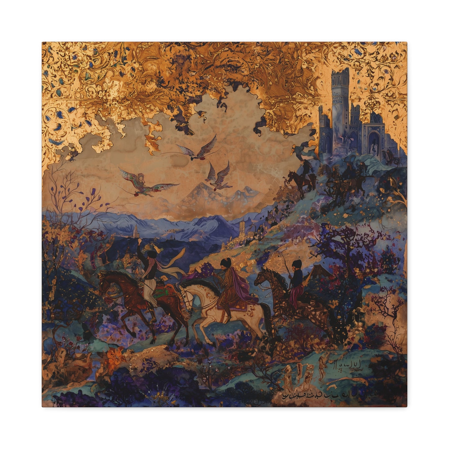 The Golden Realm Canvas Print