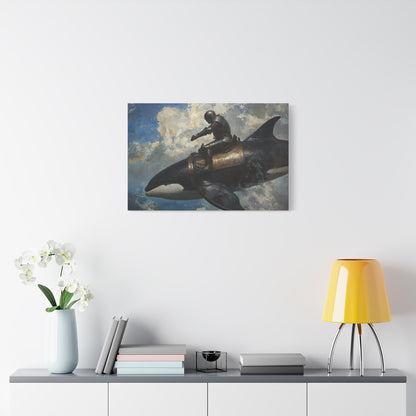 Whale-Rider’s Quest Canvas Print