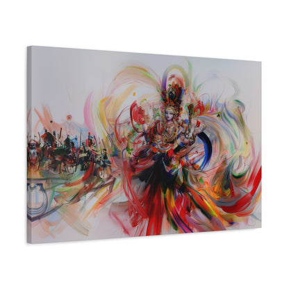 Kaleidoscope Heart Canvas Print