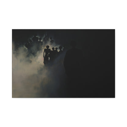 Silhouettes in Quietude Canvas Print