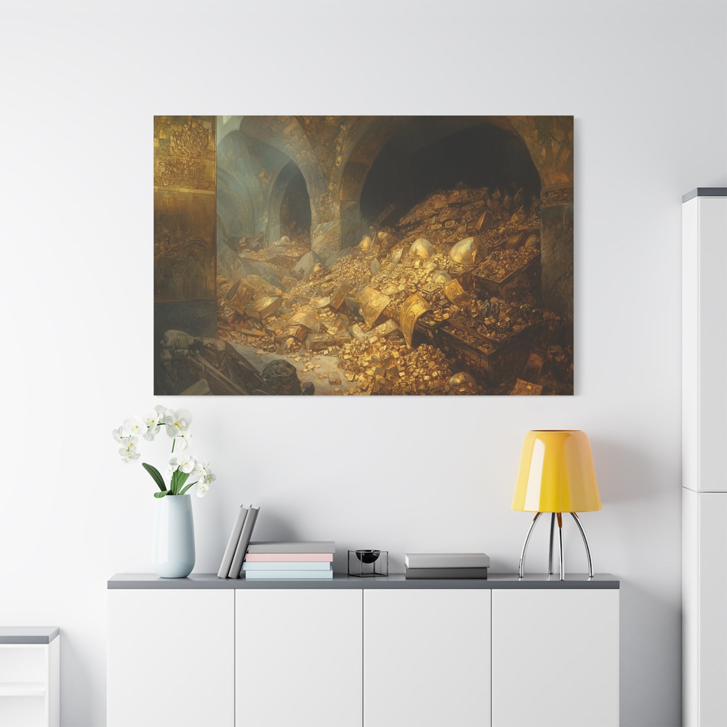 Silent Wealth Canvas Print