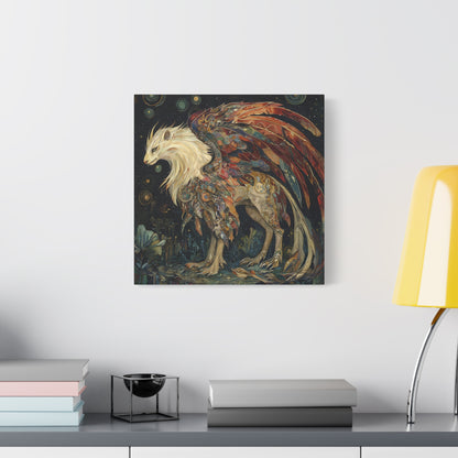 Feathered Infinity Canvas Print