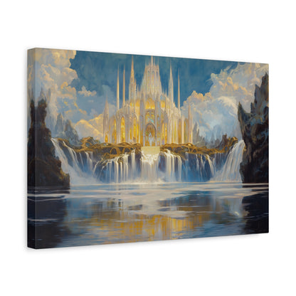 Golden Fortress Canvas Print