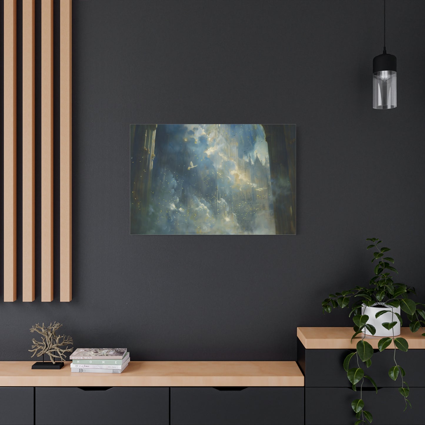 Aetherial Citadel Canvas Print