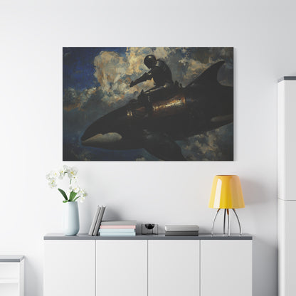 The Skyward Quest Canvas Print