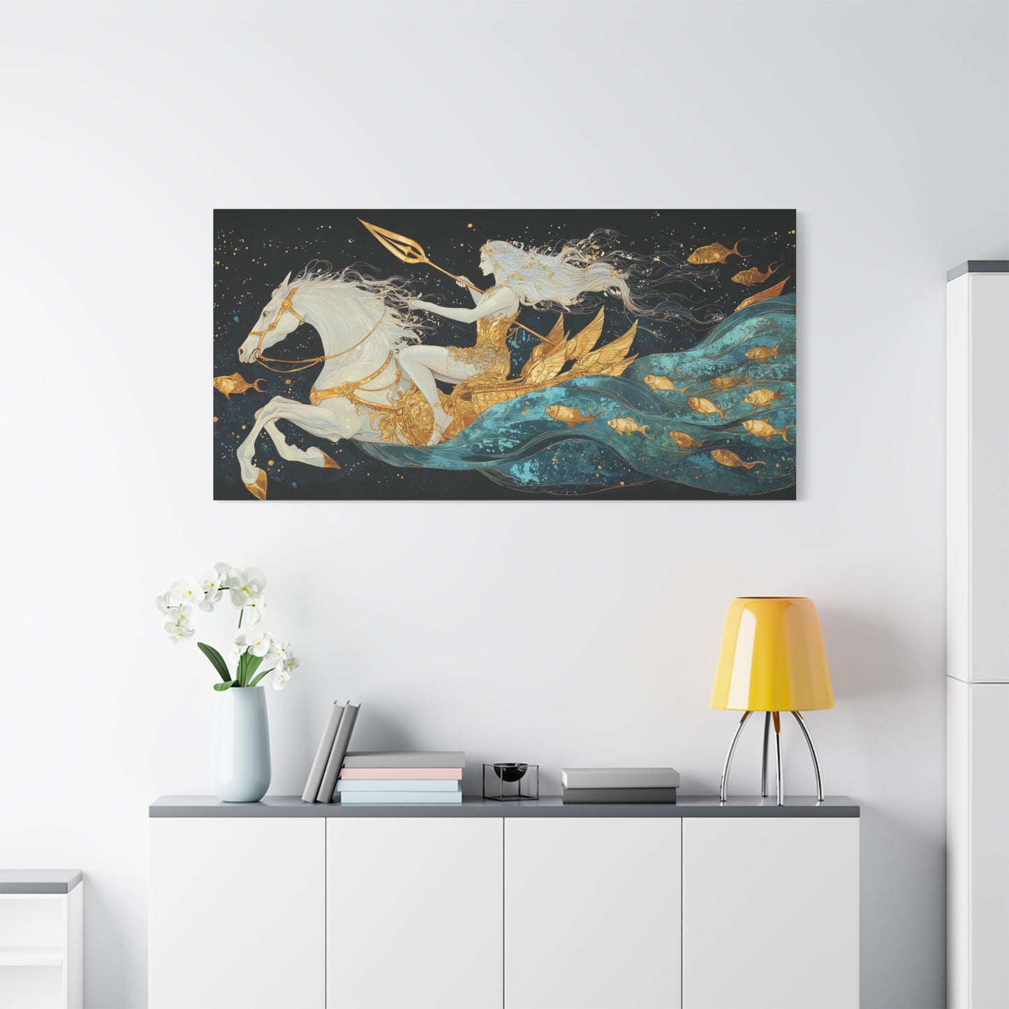 The Starry Tide Canvas Print