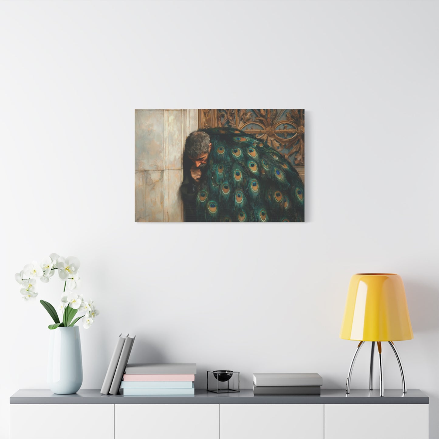 Veil of Eldritch Plumes Canvas Print