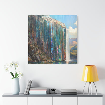 Abyssal Cascade Canvas Print