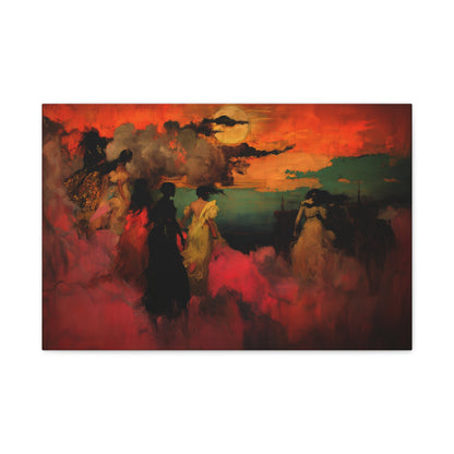 Shroud of Dusk Canvas Print