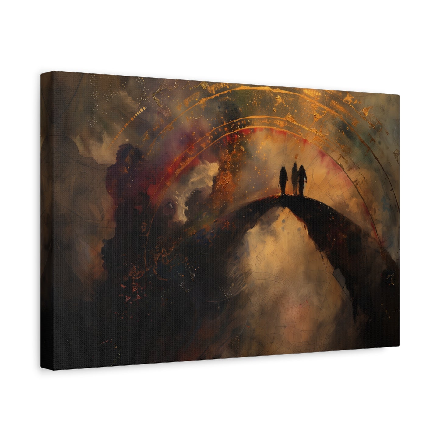 Twilight Pilgrims Canvas Print