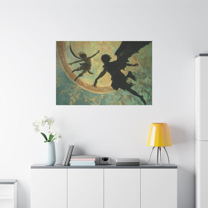 The Dance of Shadows Canvas Print