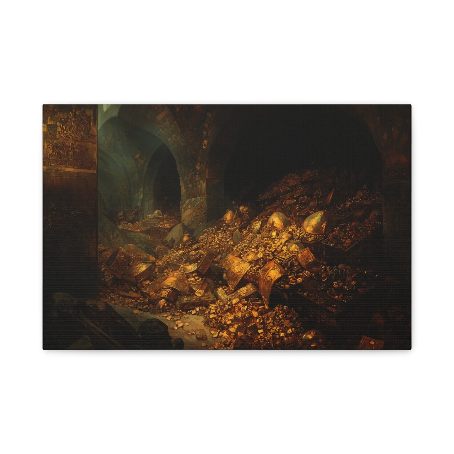 Gilded Dreams Canvas Print