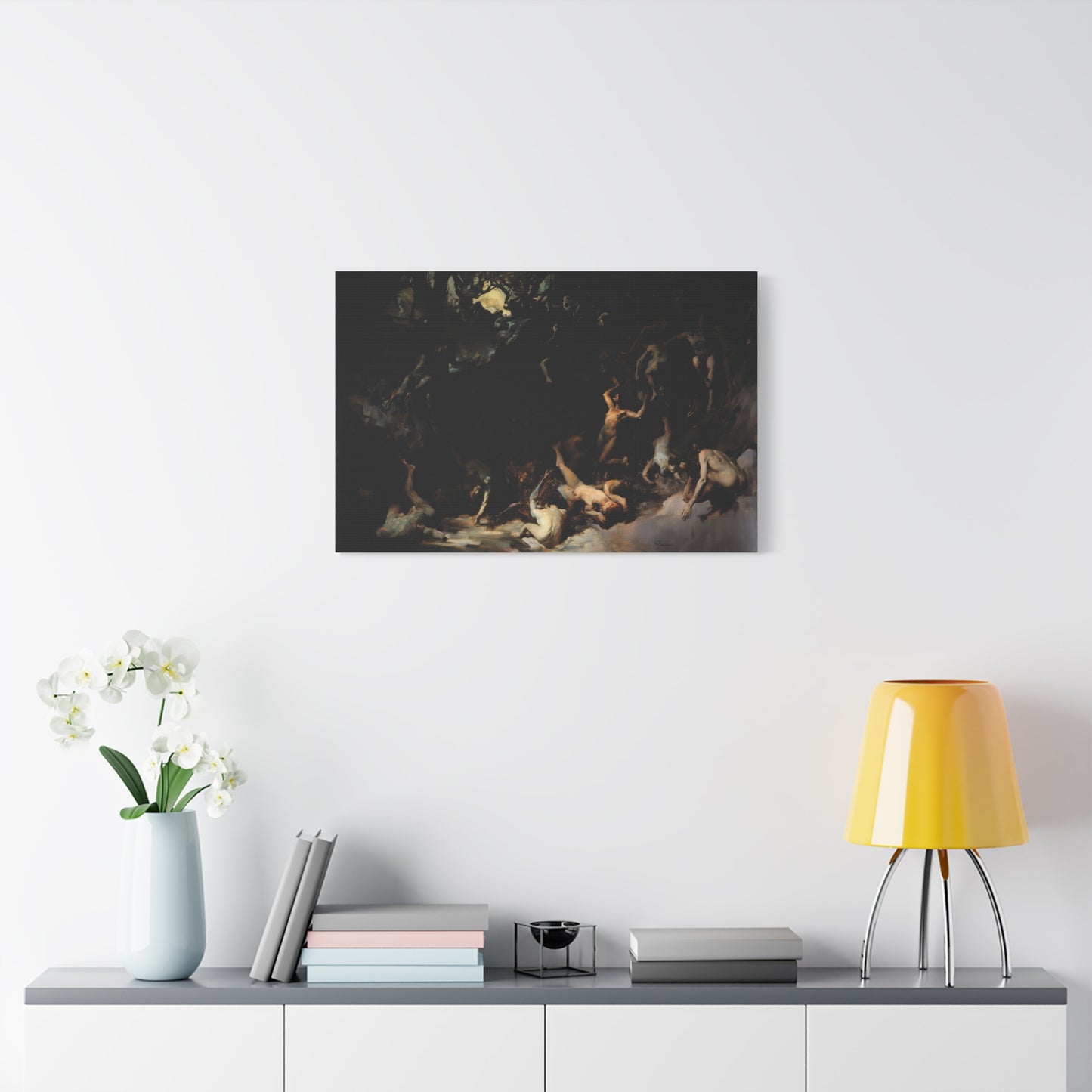 Night's Enigma Canvas Print