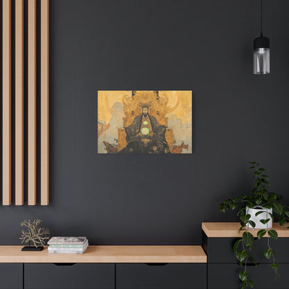 Crowned in Silence Canvas Print