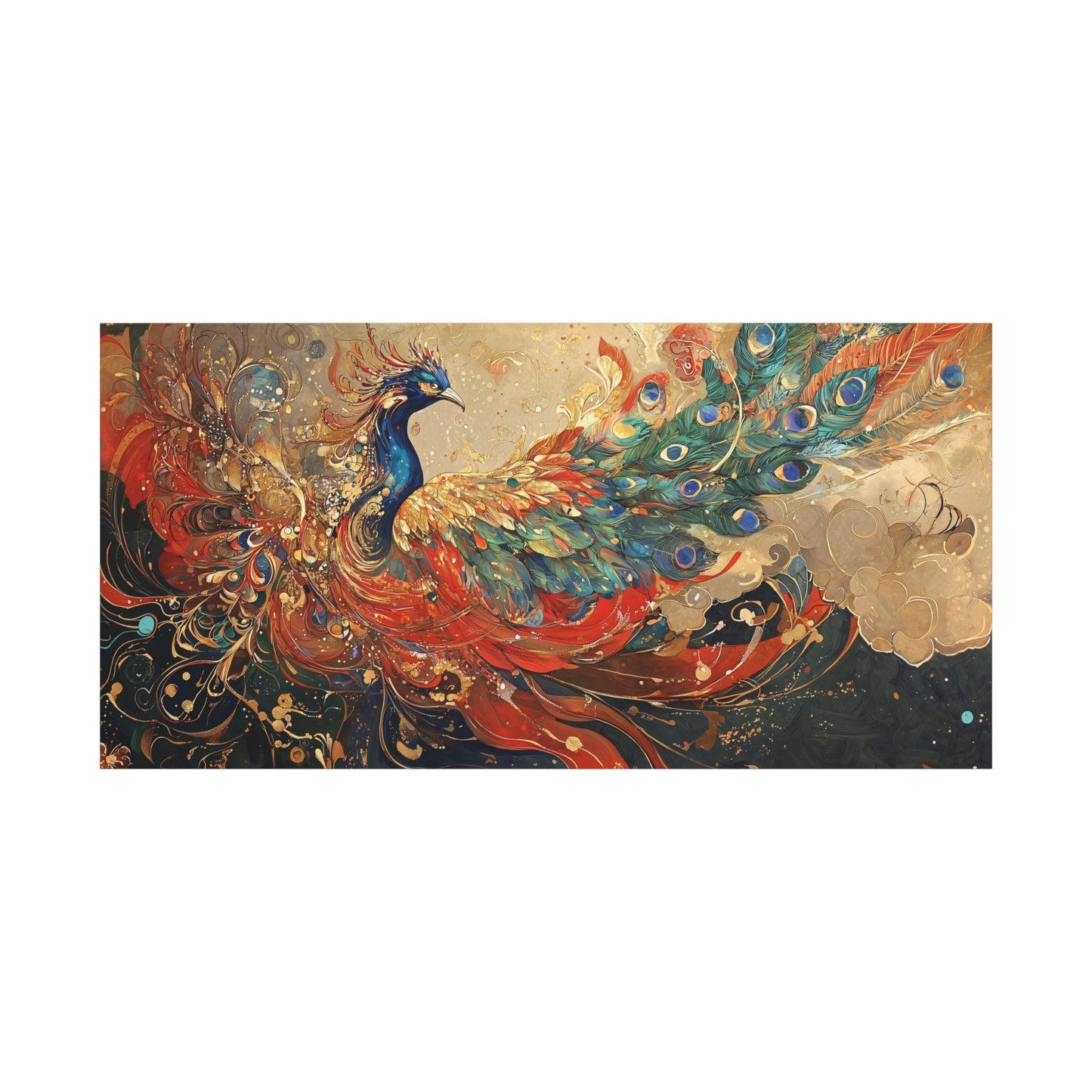 Flight of Fire Canvas Print