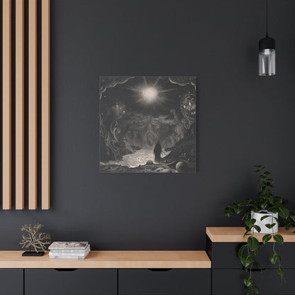 The Cosmic Balance Canvas Print