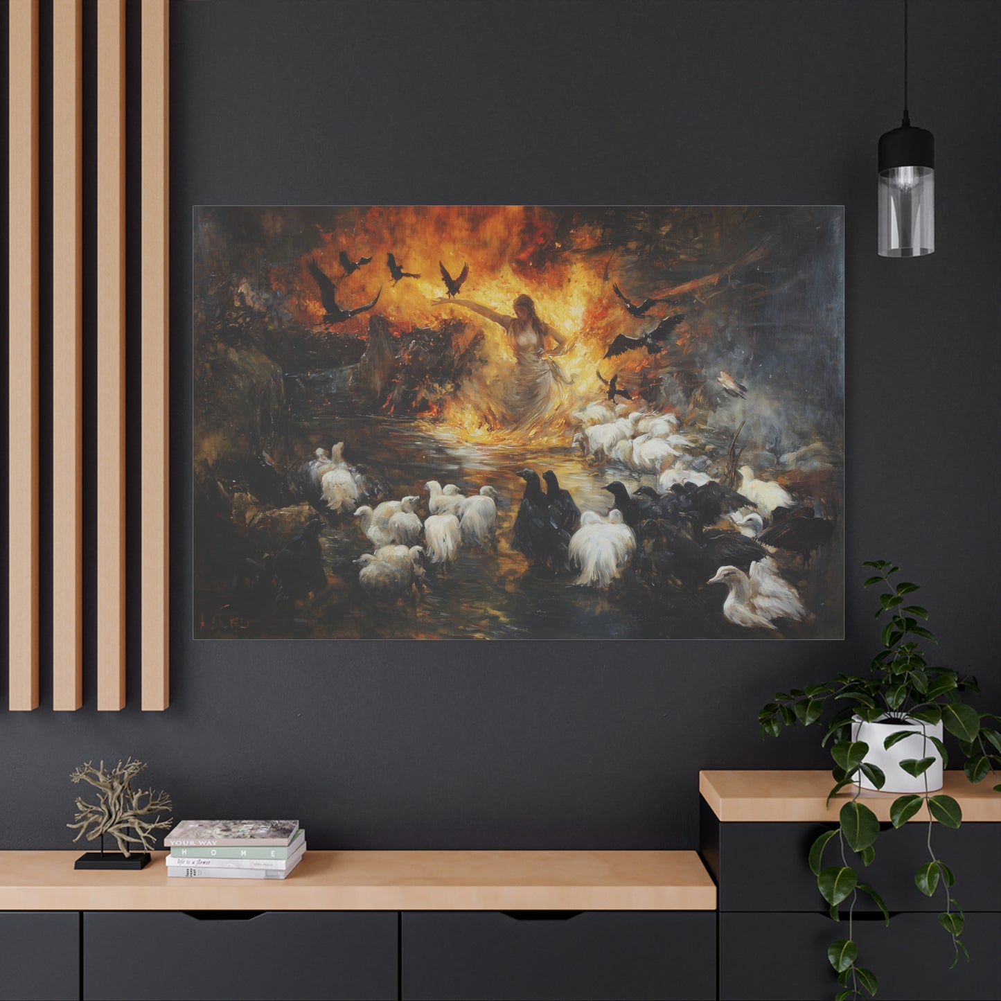 Eldritch Flock Canvas Print