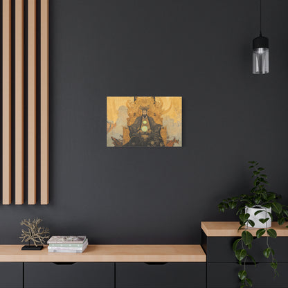 Crowned in Silence Canvas Print