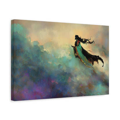 Whispering Eldritch Veil Canvas Print