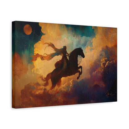 Rider of Dawn Canvas Print