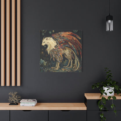 Feathered Infinity Canvas Print