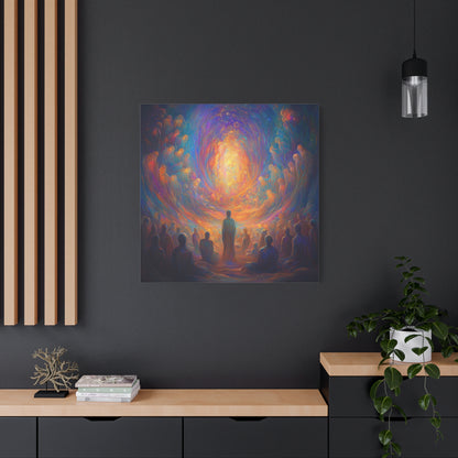 Souls in Silence Canvas Print