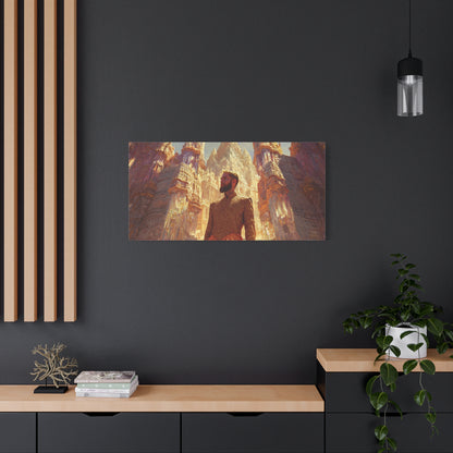 Golden Solitude Canvas Print