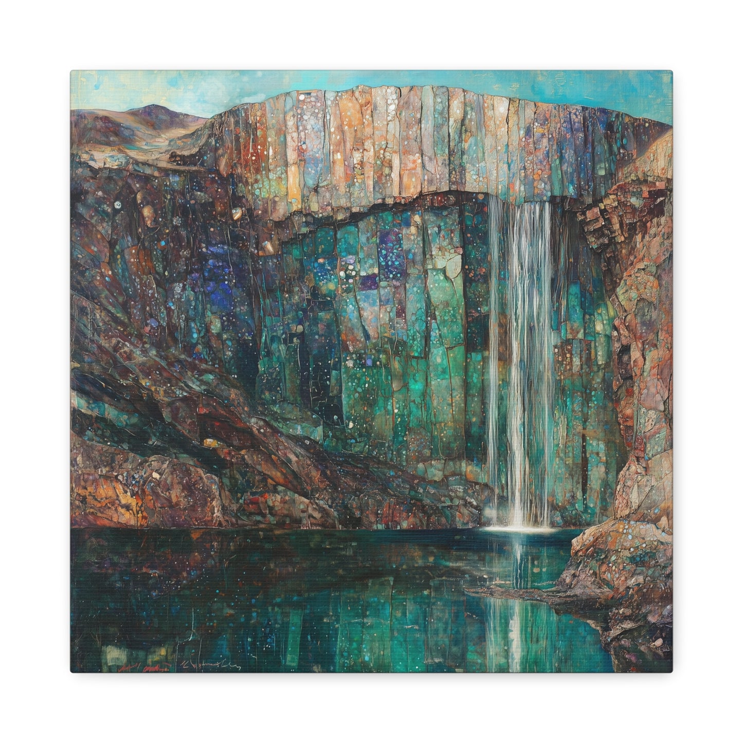 The Dreaming Cascade Canvas Print