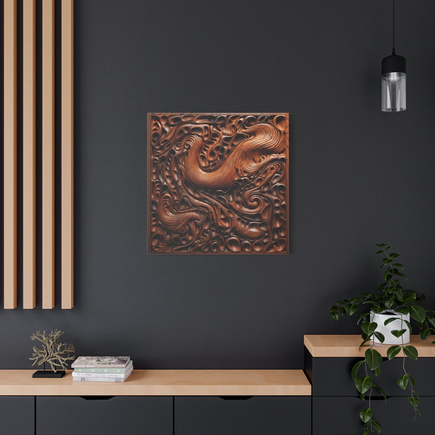 The Hidden Flow Canvas Print