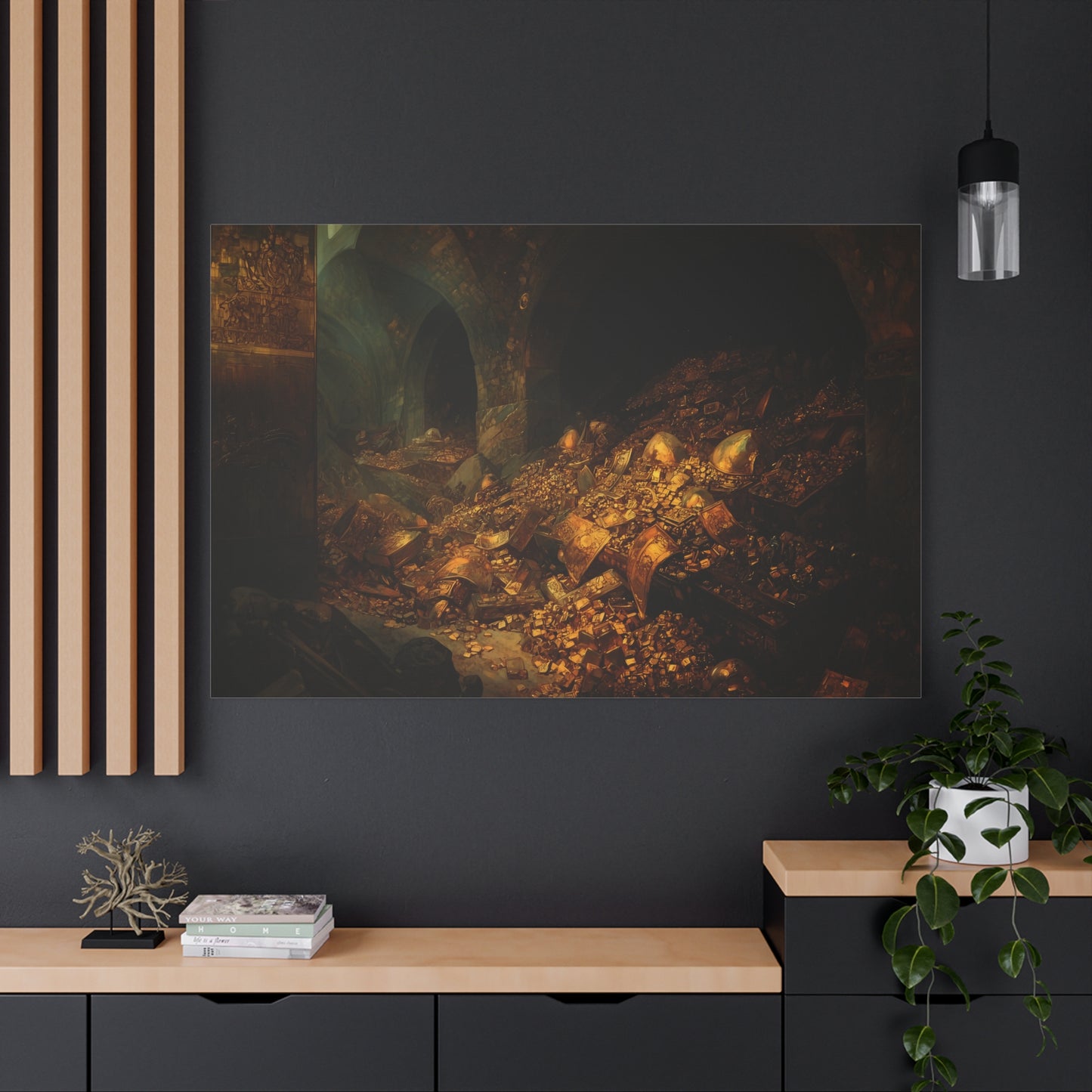 Gilded Dreams Canvas Print