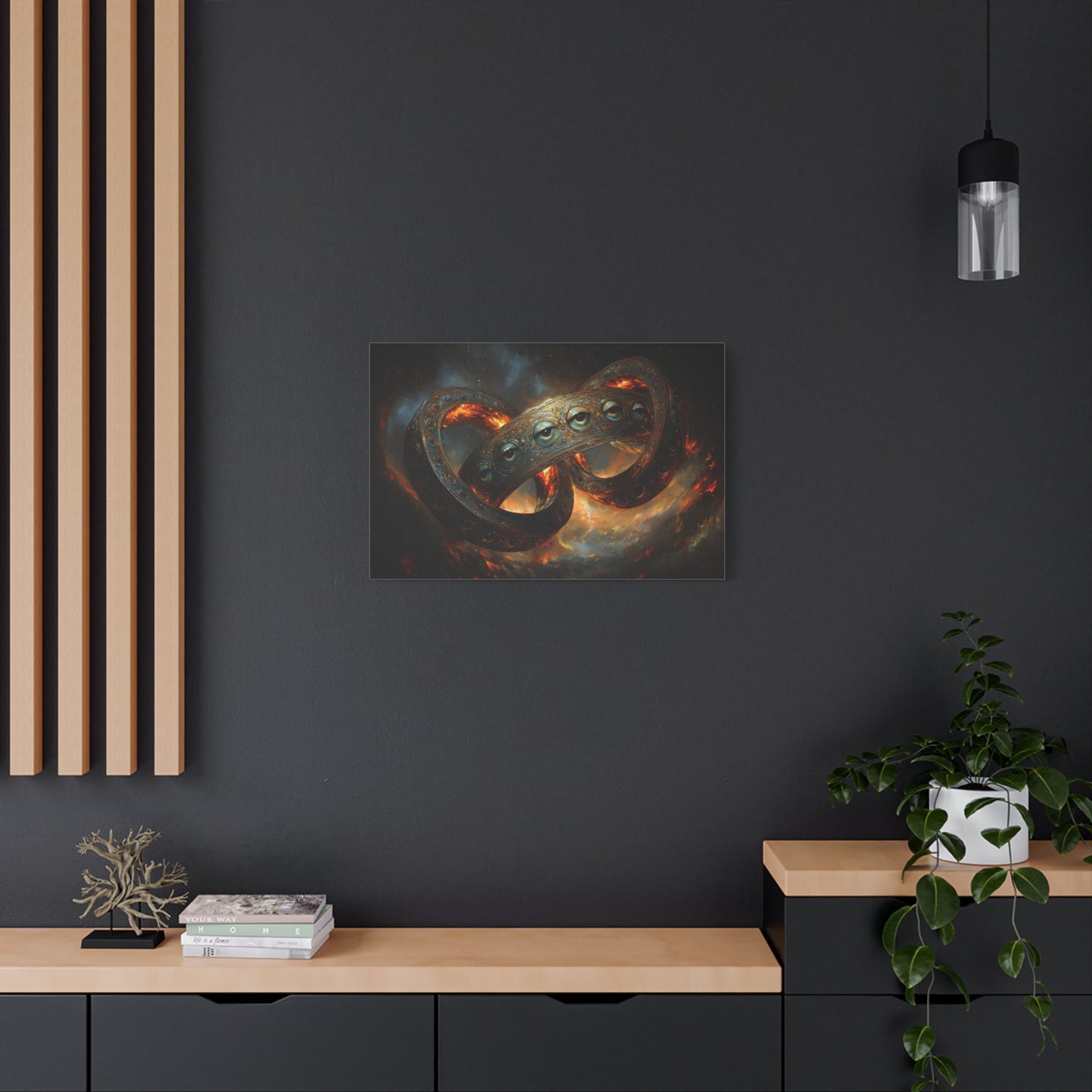 Gaiman: The Watcher's Dream Canvas Print