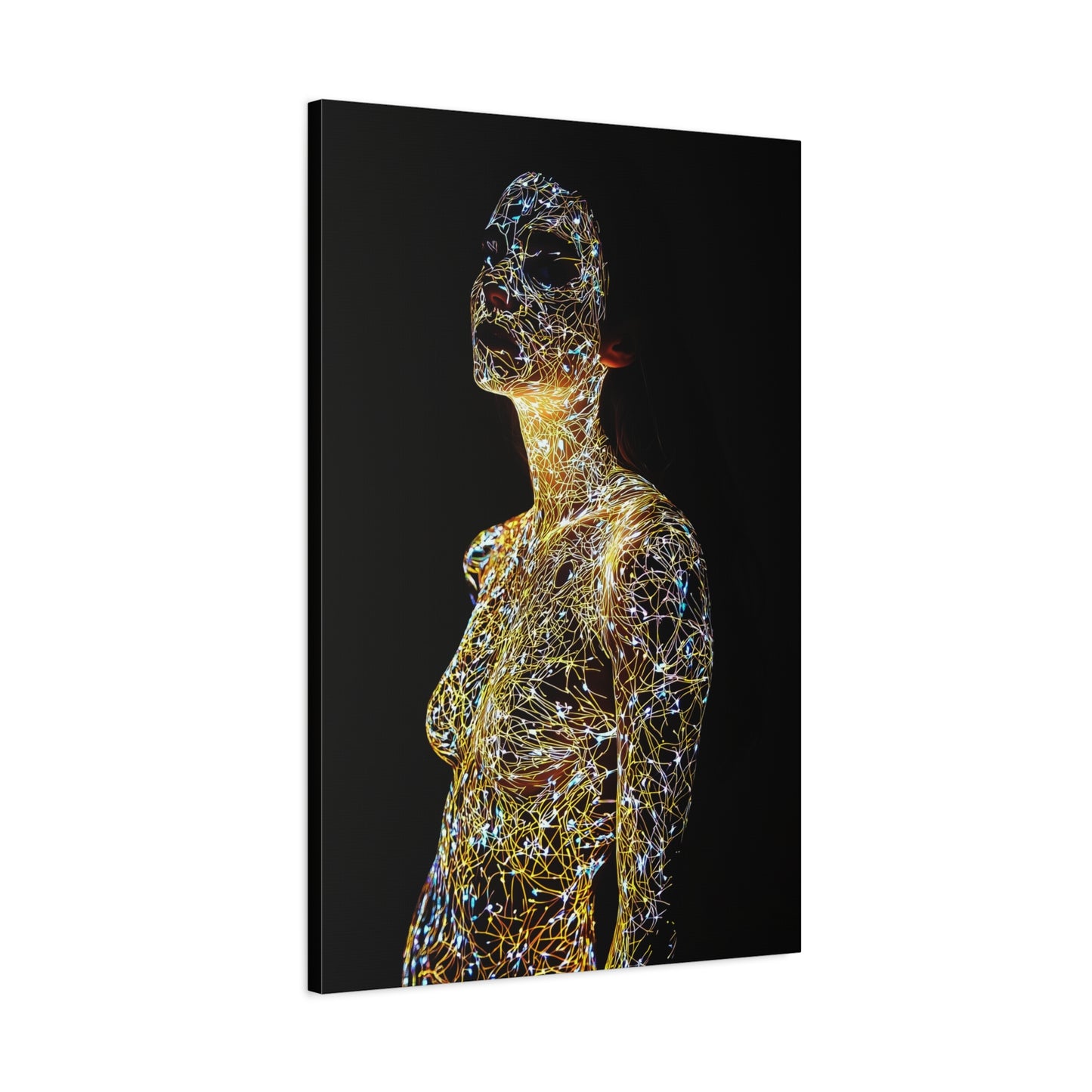 Radiant Pulse Canvas Print