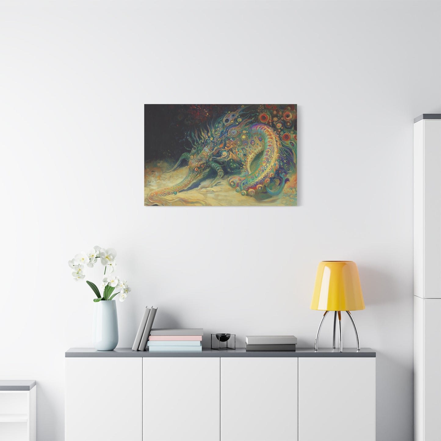 Serpent of Dreams Canvas Print