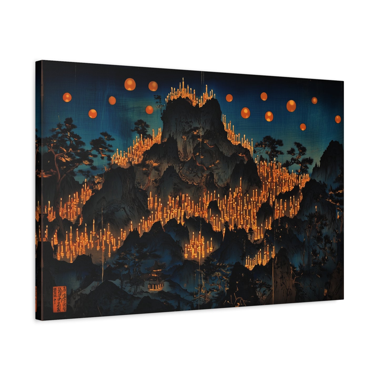 The Luminous Descent Canvas Print