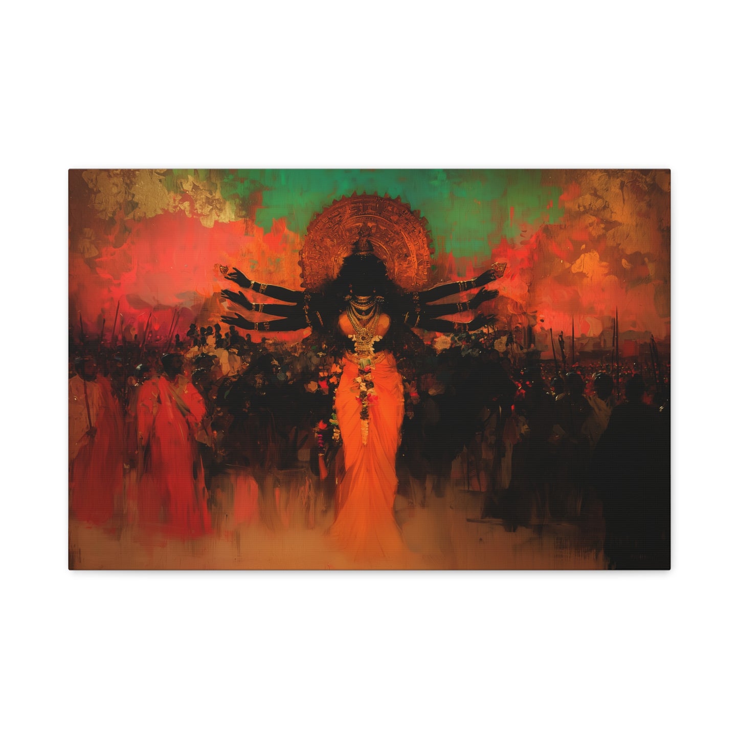 The Radiant Deity Canvas Print